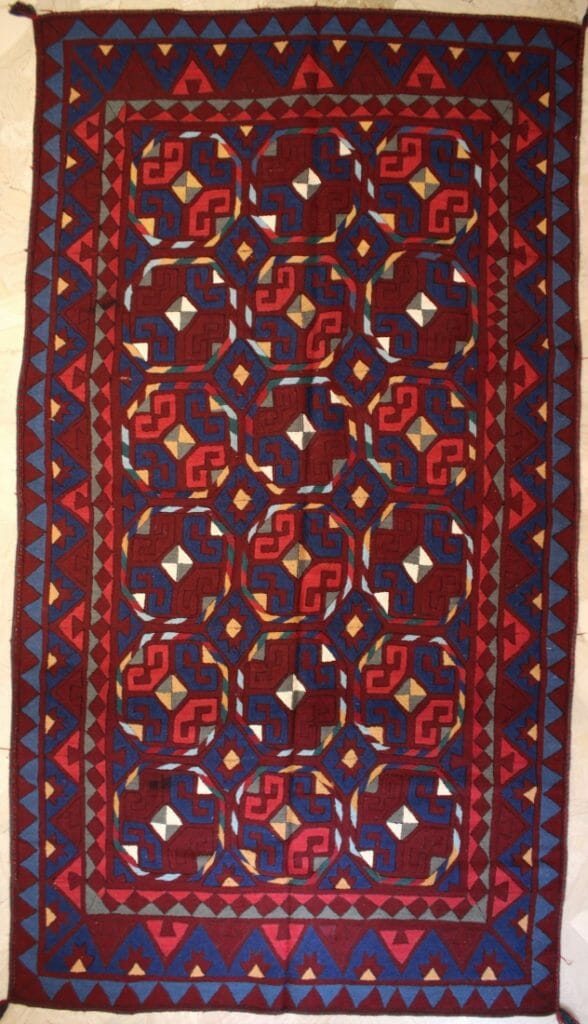 Tappeto Kilim Uzbeko vecchio Misura: 287 x 155 Codice: 2654