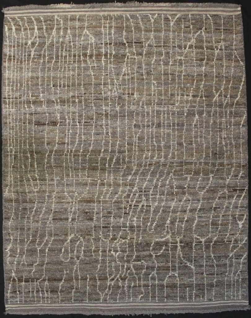 Tappeto Moderno berbero grigio Misura: 183x153 Codice: 3165