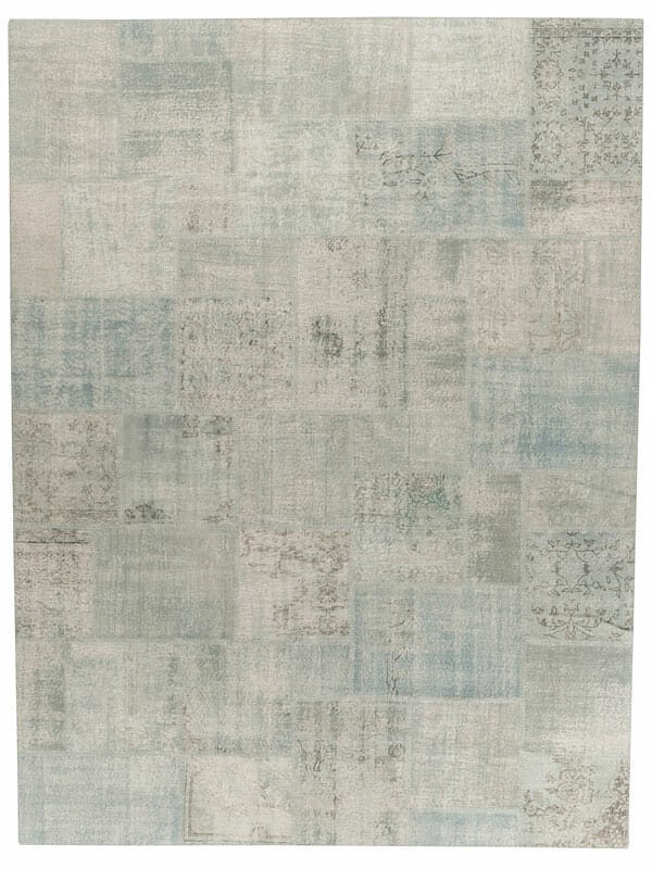 Tappeto patchwork colore jeans blu misura 365x275 cm